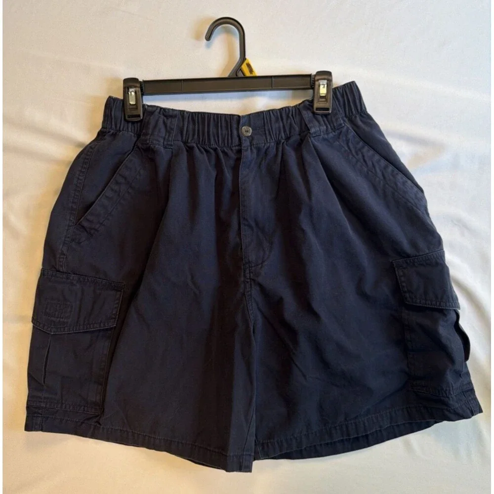 Big Dogs Navy Ripstop Cargo Shorts Baggy Skater Y2K Utility Gorp L